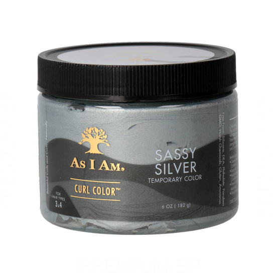 As I Am Curl Color Tinte Color Temporal Sassy Silver 182 g As I Am Curl Color Tinte Color Temporal Sassy Silver 182 g