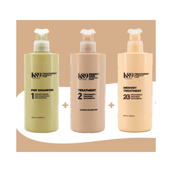 K89 Tratamiento Kit Alisado Keratina Intensive Care