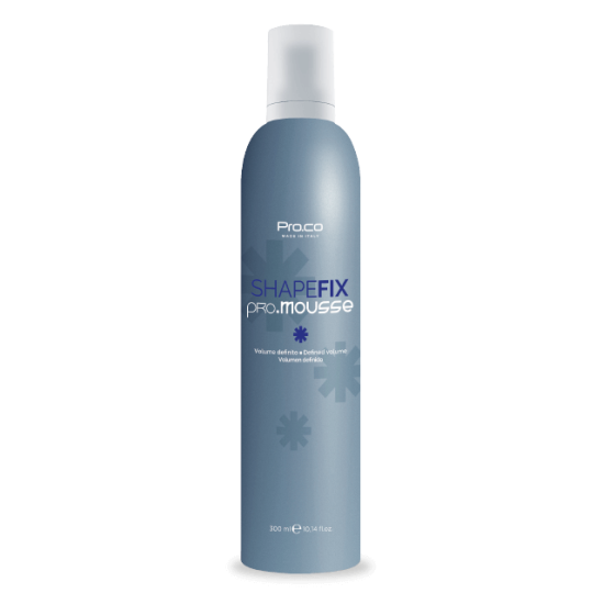 Espuma Fijadora Proco Shapefix Pro.Mousse Todo tipo Cabello