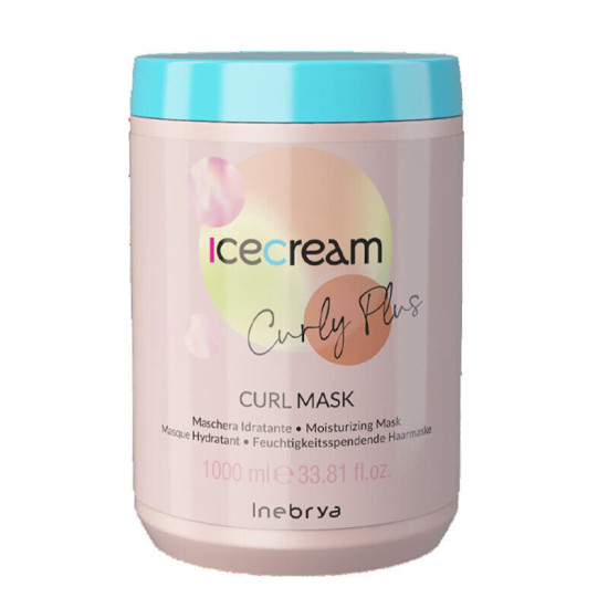 Inebrya Curly Plus Mascarilla hidratante para cabellos rizados y ondulados