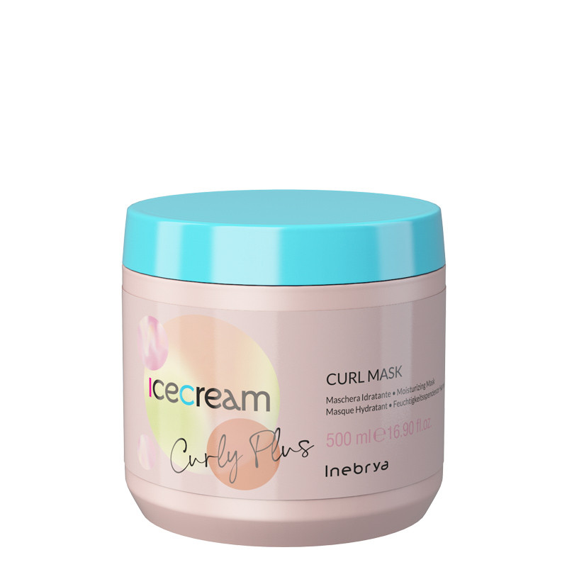 Inebrya Curly Plus Mascarilla hidratante para cabellos rizados y ondulados