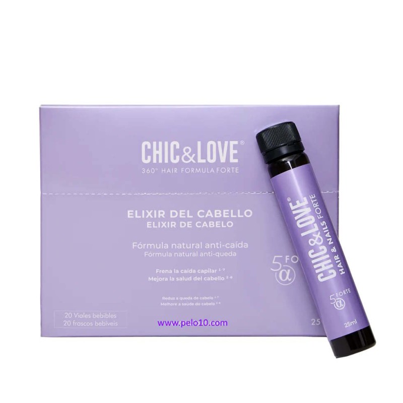 Tratamiento Natural Anticaída de Cabello Chic Love elixir Hair Forte