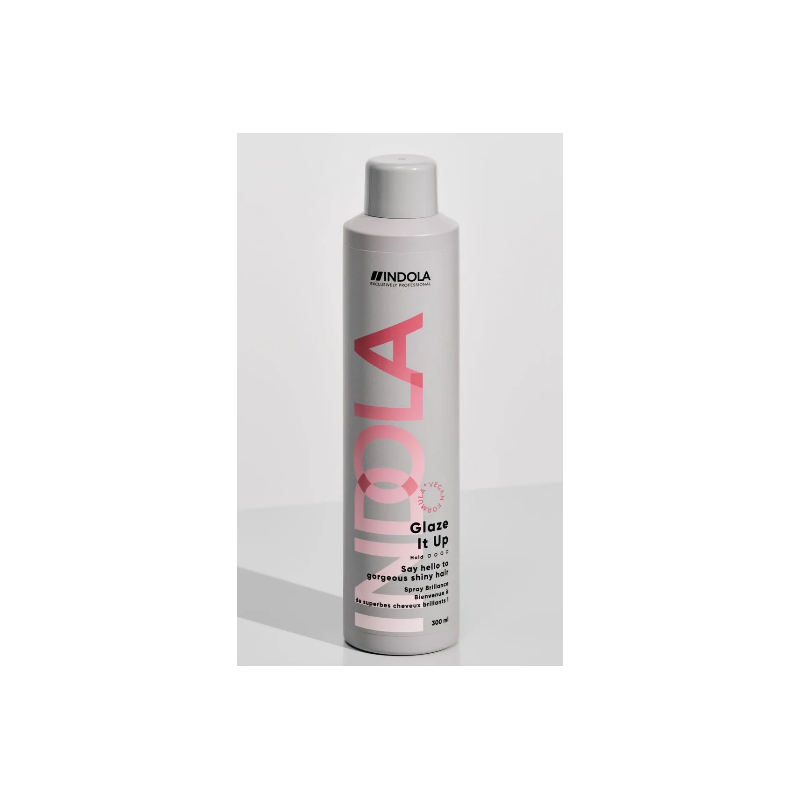 Spray de brillo Glaze It Up Indola Acabado Smooth