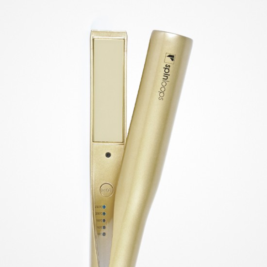 Plancha Curvada 2 in 1 Ondas y Lisos Perfect Beauty Spin Loops