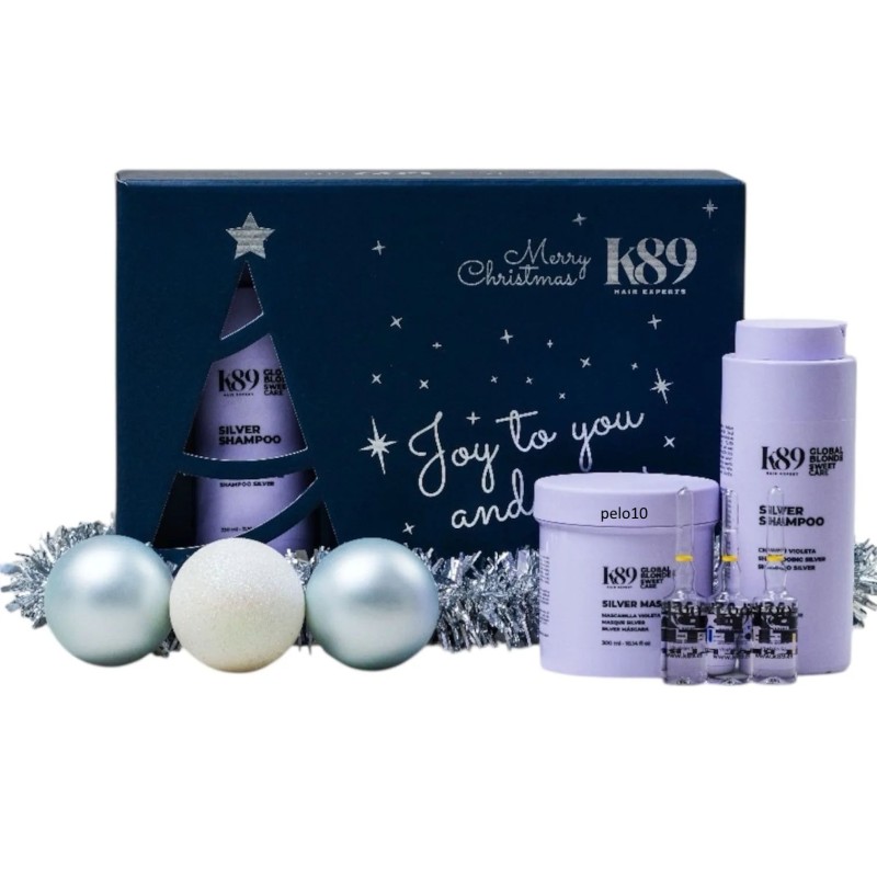 Kit de Navidad K89 Silver para Cabello Rubio