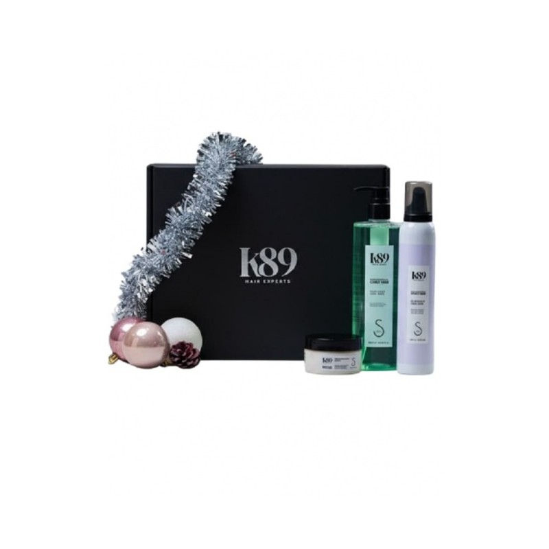 Kit de Navidad K89 Curl Flexible Mousse Cabello Rizado