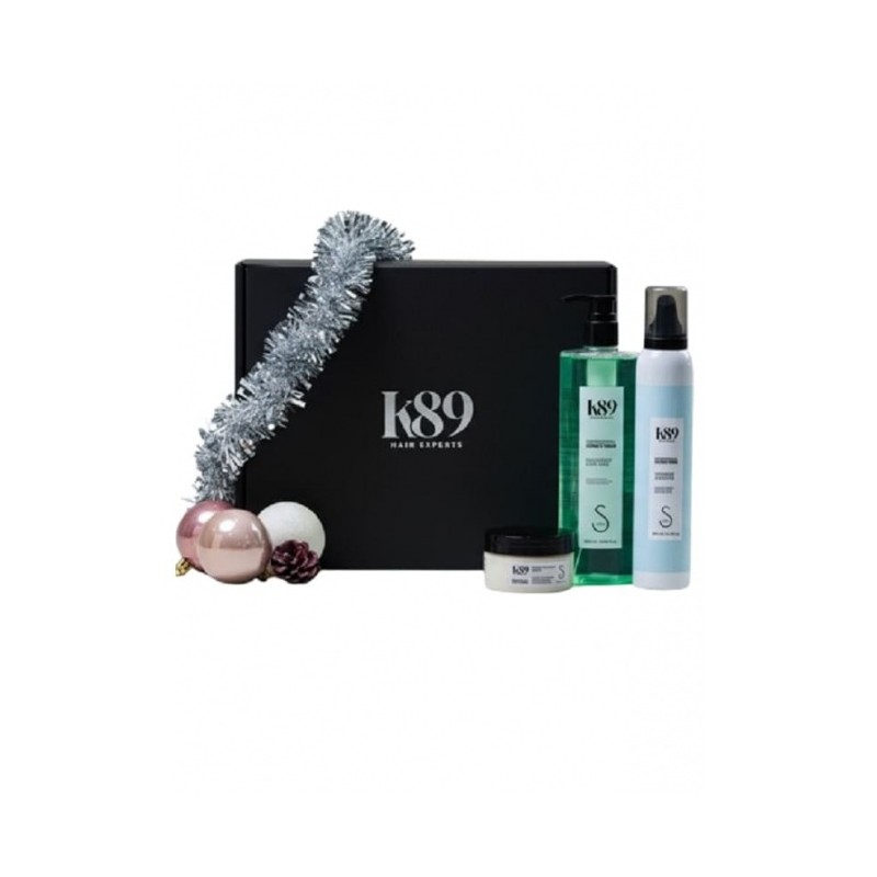 Kit de Navidad K89 Curl Strong Mousse Cabello Rizado