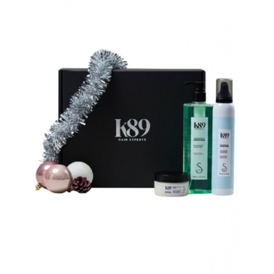 Kit de Navidad K89 Curl Strong Mousse Cabello Rizado