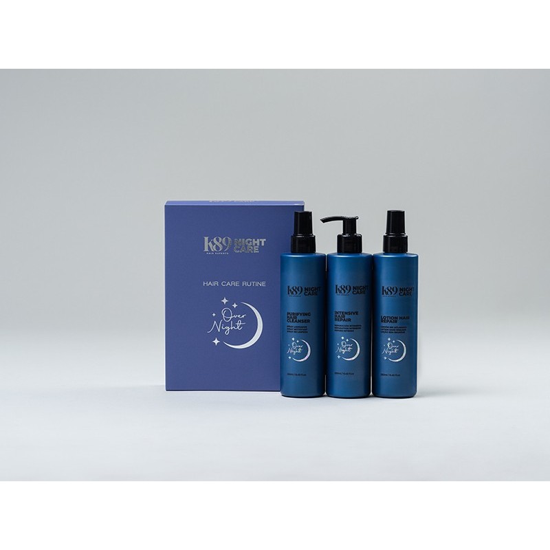 K89 Pack Over Night – Rutina capilar nocturna reparadora e hidratante