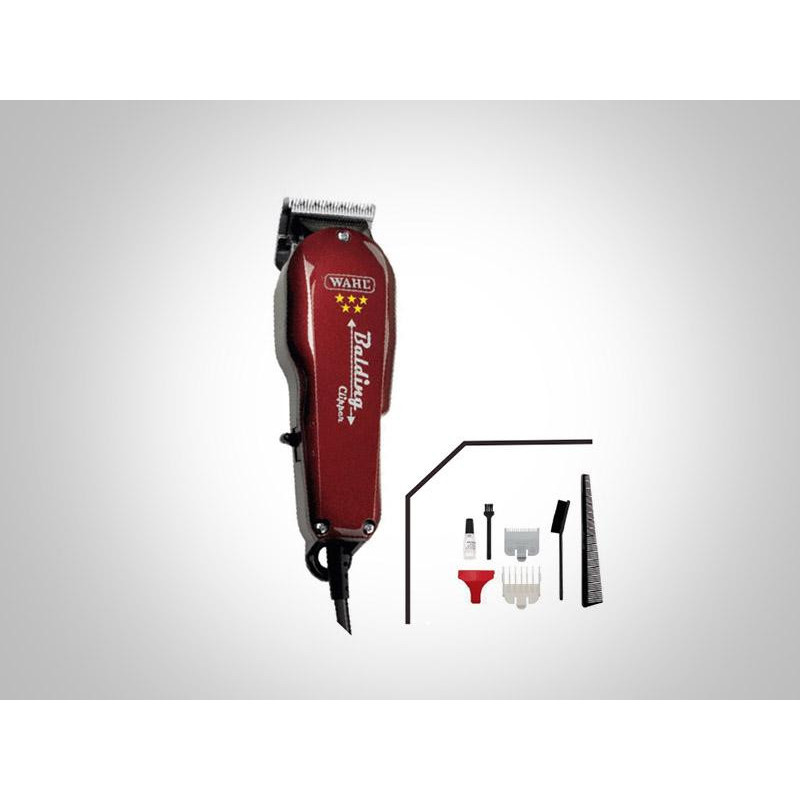 Maquina de Corte Profesional Wahl Hair Clipper Balding 5 Stars Red
